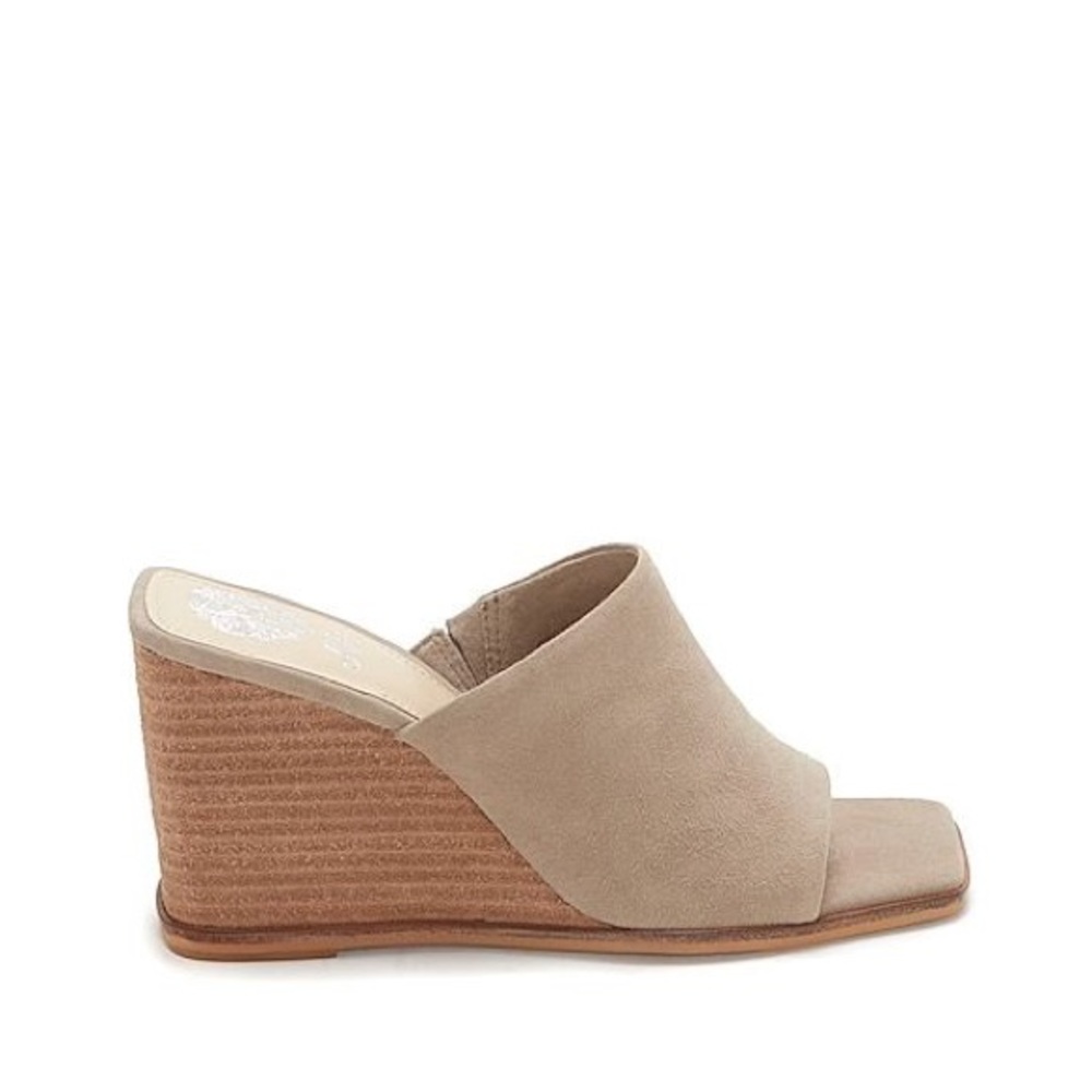Vince Camuto Jorlila Wedge Sandal - Taupe - Size 8